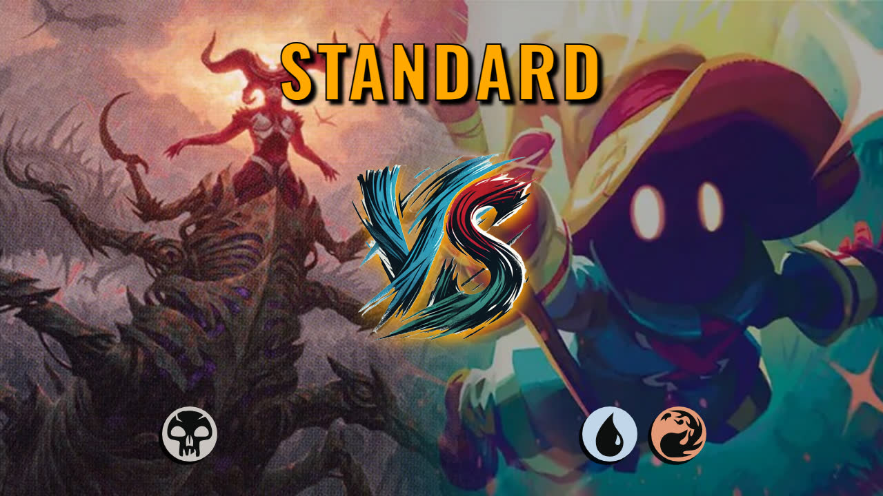 Watch MTG Arena Standard Video - Mono Black Aggro by Numbskull VS Izzet Midrange by Darktower09 - a5faea