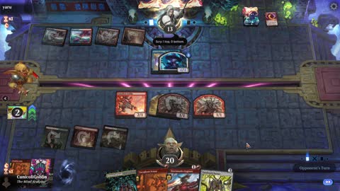 Watch MTG Arena Video Replay - Gruul Aggro by CunicoliGoblin VS Izzet Control by yaru - Traditional Standard Play