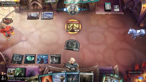 Watch MTG Arena Video Replay - Raffine, Scheming Seer by saitama VS Ajani, Nacatl Pariah by CheeseMan2424s - Historic Brawl