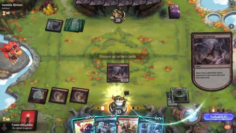 Watch MTG Arena Video Replay - Izzet Midrange by CunicoliGoblin VS Temur Midrange by Sumida Hirono - Standard Play