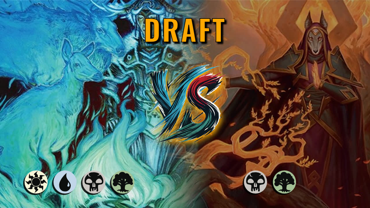 Watch MTG Arena Draft Video - WUBG Midrange by saitama VS Golgari Aggro by F32 - f8c4b5