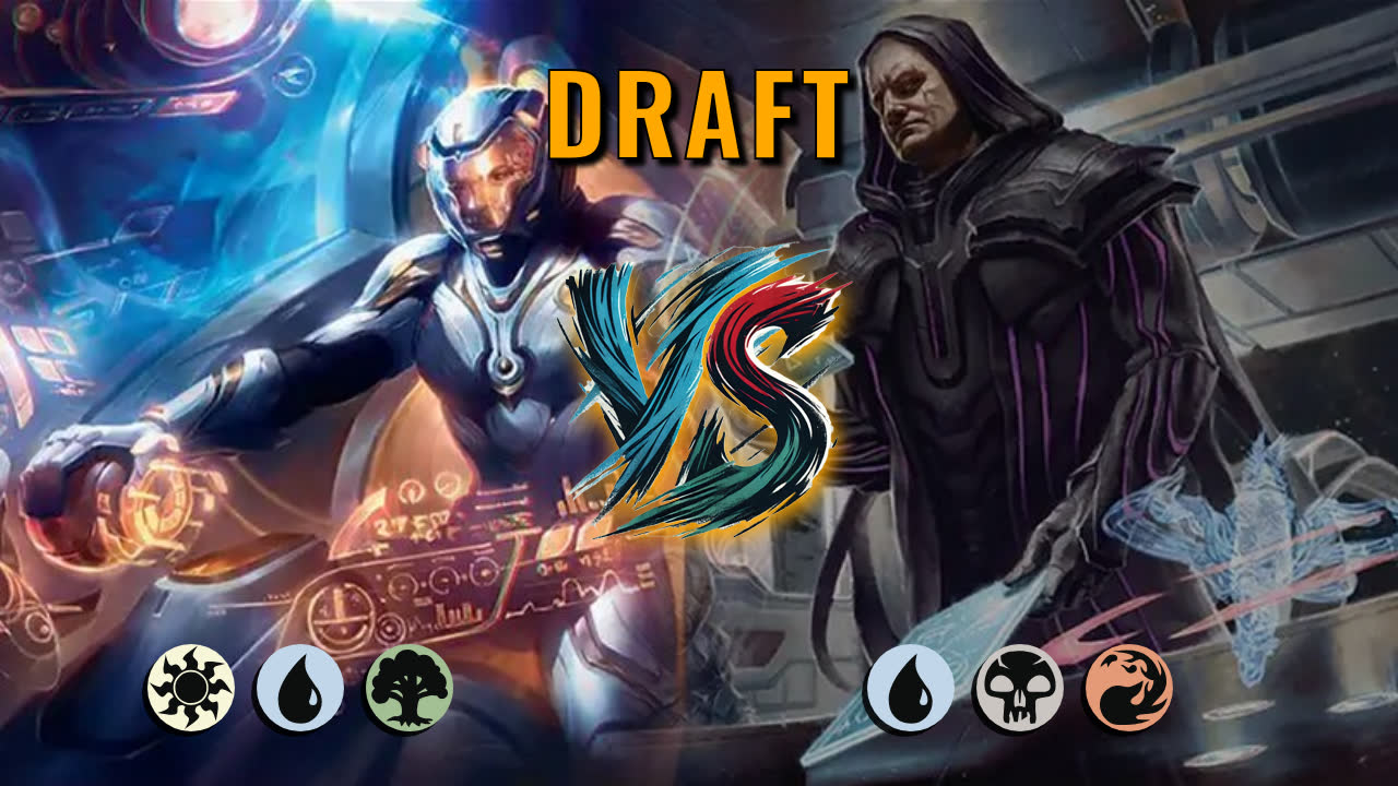 Watch MTG Arena Draft Video - Bant Midrange by DamienF16 VS Grixis Midrange by eborp - 851262