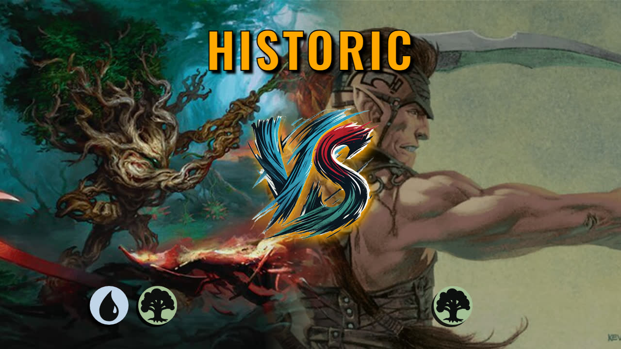 Watch MTG Arena Historic Video - Simic Midrange by CunicoliGoblin VS Mono Green Aggro by thomas - ae1107