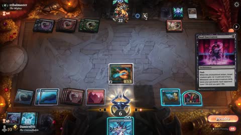 Watch MTG Arena Video Replay - Izzet Midrange by DamienF16 VS Jund Midrange by tribalmaster - Premier Draft