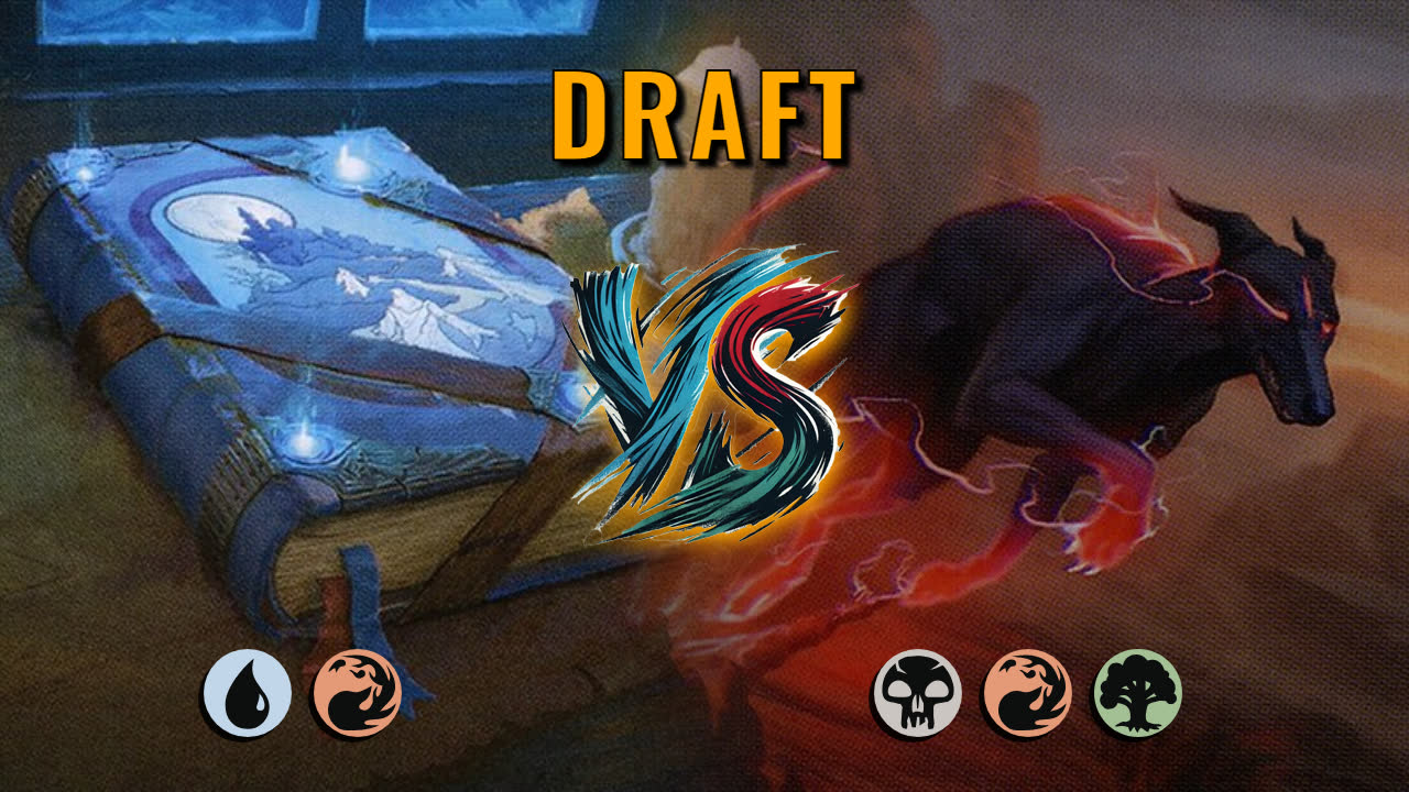 Watch MTG Arena Draft Video - Izzet Midrange by DamienF16 VS Jund Midrange by tribalmaster - 922b7f
