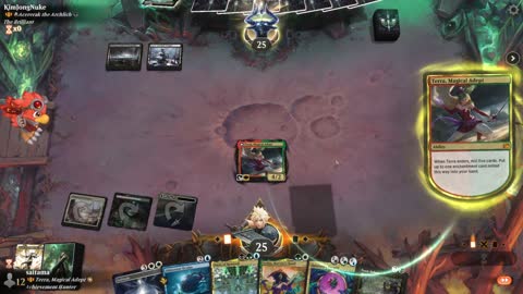 Watch MTG Arena Video Replay - Terra, Magical Adept by saitama VS A-Acererak the Archlich by KimJongNuke - Historic Brawl