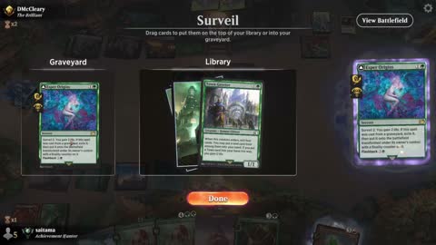 Watch MTG Arena Video Replay - Temur Midrange by saitama VS Boros Aggro by DMcCleary - Premier Draft