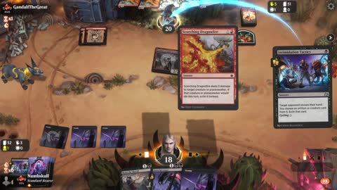 Watch MTG Arena Video Replay - Mono Black Midrange by Numbskull VS Boros Aggro by GandalfTheGreat - Traditional Standard Ranked