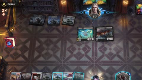 Watch MTG Arena Video Replay - Jeskai Control by Multikuneru VS Mono Black Midrange by Neiros - Traditional Standard Ranked