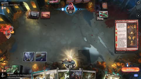 Watch MTG Arena Video Replay - Ketramose, the New Dawn by saitama VS Kari Zev, Crew of Two by sato5755 - Historic Brawl