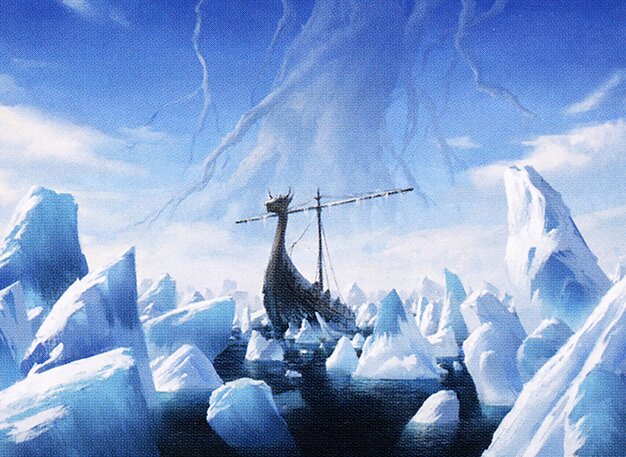 Snow-Covered Island