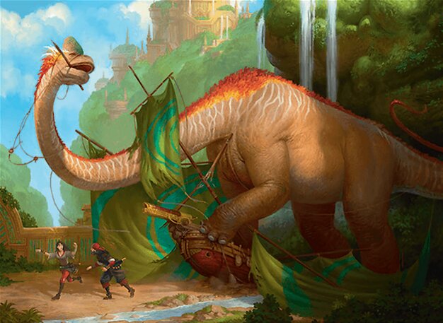Thrashing Brontodon